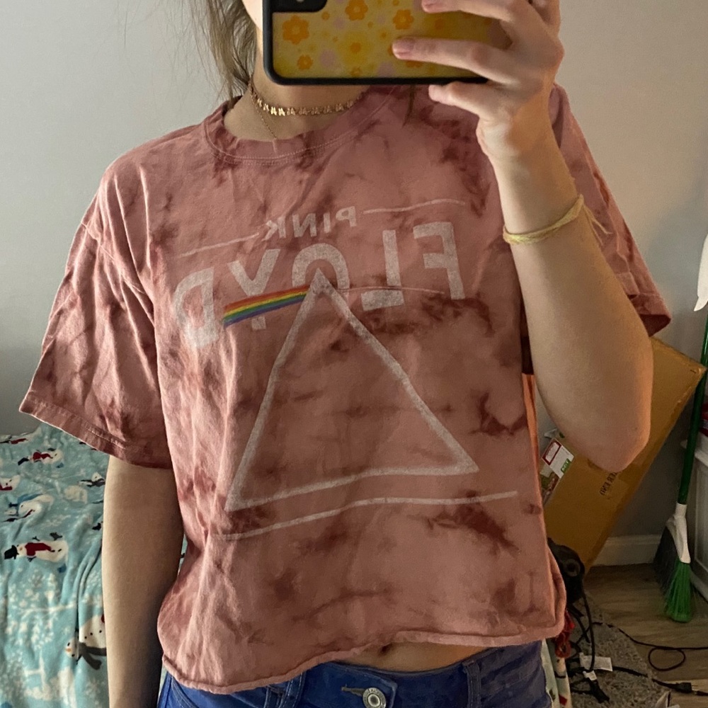 Pink Floyd crop top